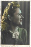 P1891N Fotografie colorizată din perioada regalității, studio Krauss, Craiova