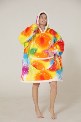 PJM253C-100 Bluza tip rochie pufoasa confortabila model oversize foto