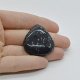 Cabochon obsidian fulg de nea 34x31x7mm c21, Stonemania Bijou