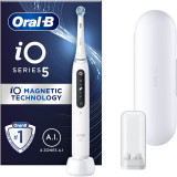 Periuta de dinti electrica Oral-B iO5 cu Tehnologie Magnetica si Micro-Vibratii, Inteligenta artificiala, Display conversational, Senzor de presiune S