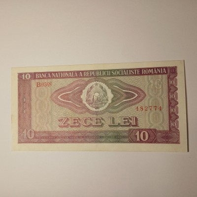 Di 27 Bancnota 10 lei 1966 UNC necirculata foto