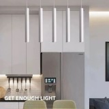 Cumpara ieftin Pendulă LED Minimalist White, 7W, lumina neutra, diametru 6cm, lungime 40cm