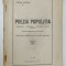 POEZIA POPULARA , ORIGINEA - VECHIMEA - STUDII SI TEXTE de IOAN LICEA , 1930