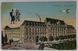 PALATUL JUSTITIEI DIN BUCURESTI , CARTE POSTALA , FOTO - MONTAJ , INCEPUT DE SECOL XX