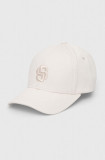 Cumpara ieftin BOSS șapcă culoarea alb, cu imprimeu 50514038