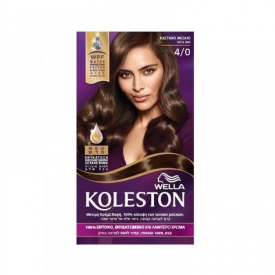 Kit Wella Koleston 4/0 Șaten Mediu