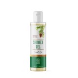 Gel de dus ecologic Wooden Spoon cu Busuioc si Pin, 200ml, certificat Cosmos Organic, formula bio
