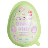 Bombă de baie efervescentă cu surpriză &icirc;n interior, verde, 98212K , Martinelia, 150g