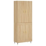 Cumpara ieftin Dulap inalt, stejar sonoma, 69,5x34x180 cm, lemn compozit