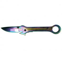 Cutit - Briceag cheie, rainbow, prindere curea 19 cm foto