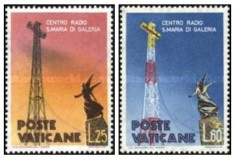 Vatican 1959 - Radio-Vatikan, serie neuzata foto