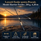 Lansetă Feeder pentru Pescuit, Model Harrier Feeder, 210 g, 4,20 m