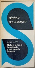 MODELUL SISTEMIC IN SOCIOLOGIE SI ANTROPOLOGIA CULTURALA-ELENA ZAMFIR-224438
