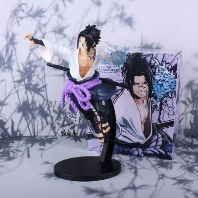 Figurina naruto sasuke anime otaku foto