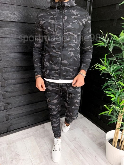 Trening barbati Camuflaj US ARMY - Bluza si Pantaloni Conici - Calitate Premium Trening barbati Camuflaj US ARMY - Bluza si Pantaloni Conici - Calitate Premium