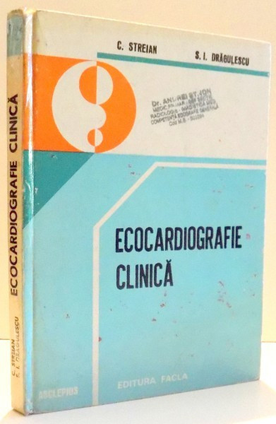 ECOCARDIOGRAFIE CLINICA de C. STREIAN , 1981