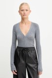 BOSS cardigan din lana culoarea gri, light, 50544904