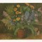 RF13 -Carte Postala- D. Ghiata, Flori, necirculata