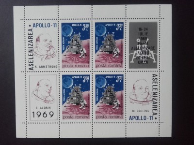 1969 - Apollo 11 (bloc ) - LP704a foto