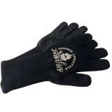 Cumpara ieftin Manusi pentru gratar Jnibury, 35 x 12.5 cm, textil, silicon, negru