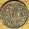 Austria Imperiu Habsburgic -moneda colectie- 10 heller 1915 patina senzationala!