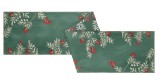 Traversa masa Craciun poliester multicolor IT 35x183 cm