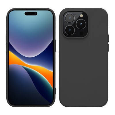 Husa Kwmobile pentru Apple iPhone 14 Pro, Silicon, Negru, 59081.47 foto