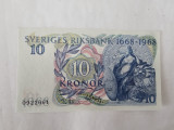 Suedia 10 Kronor 1968 Noua