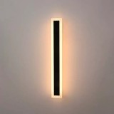 Aplica LED de Exterior Mack, Lungime 60cm, 8W, IP65, Metal, Liniar, Negru ModernLight Concept