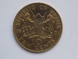 10 CENTS 1971 KENYA