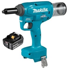 Makita DRV150Z + BL1830B - Masina pentru nituri 10000 N + Acumulator Li-Ion 18 V 3 Ah