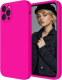 Husa de protectie din silicon pentru Samsung Galaxy A53 5G, SoftTouch, interior microfibra, Roz Neon, Oem