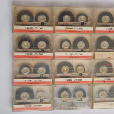 CASETA AUDIO LEVIS D-60 TYPE -I DINAMIC CASSETTE LOT 12 BUCATI FOLOSITE