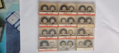 CASETA AUDIO LEVIS D-60 TYPE -I DINAMIC CASSETTE LOT 12 BUCATI FOLOSITE foto