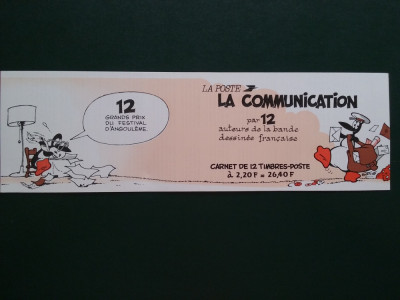 1988-Franta-comunicarea-carnet-MNH foto