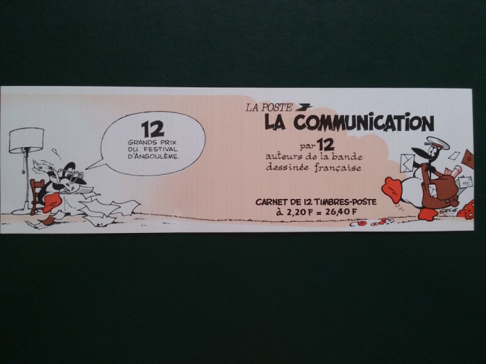 1988-Franta-comunicarea-carnet-MNH