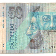 SV * Slovacia 50 KORUN / COROANE 1993