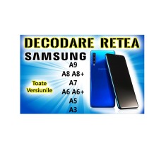 Decodare retea SAMSUNG A9 A8 A8+ A7 A6 A6+ A5 A3 Toate Versiunile SIM Unlock