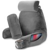 Perna pentru Citit cu Cotiere, Suport pentru Cap/Gat Detasabil &amp; Suport pentru Picioare, Linomag&reg;, 2 x Buzunare Laterale, Gri, 91.5x75cm