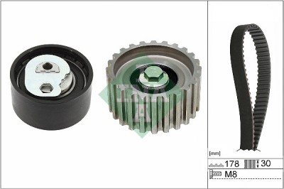 INA 530 0232 10 Set curea de distributie foto