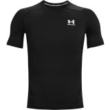 Tricou cu maneca scurta pentru barbati Under Armour UA HG Armour Comp SS, negru, XL - OUTLET