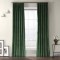 Draperie din catifea cu rejansa din bumbac tip fagure, Madison, 200x250 cm, densitate 700 g/ml, Basil green, 1 buc