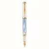 Stilou Clasic M200 cu Piston, Penita M din Otel Inoxidabil Placata cu Aur 24K,, Pelikan