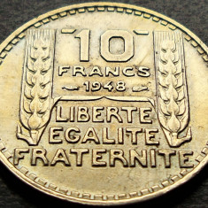 Moneda istorica 10 FRANCI / FRANCS - FRANTA, anul 1948 * cod 1322 A