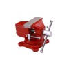 Menghina Rotativa Banc 60mm, 360 Grade, Fixare Masa de Lucru, Metalica, Rosu