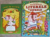 SET 2 CAIETE: INVATAM IMPREUNA LITERELE SI CIFRELE; CAIET DE SCRIERE, ALFABETUL-PETRU GHETOI-249513