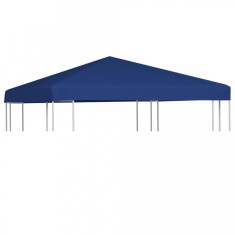 vidaXL Acoperiș de pavilion, 310 g m&amp;sup2;, 3 x 3 m, albastru foto
