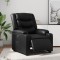 vidaXL Fotoliu rabatabil electric, negru, piele ecologică 3206543