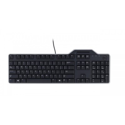 Tastatura Dell, Wired, Taste Low Profie, USB, Rezistenta la apa, Layout US, Negru foto