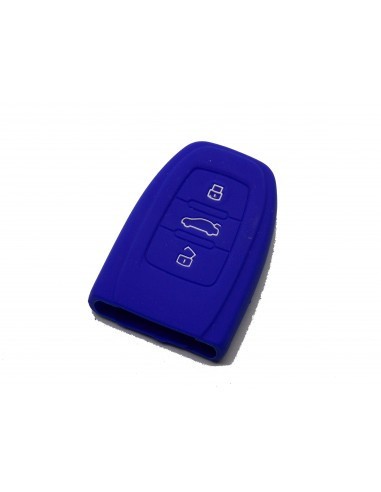 Husa cheie auto din silicon Audi B6 B7 B8 A4 A5 A6 A7 A8 Q5 Q7 R8 TT S5 S6 S7 S8 SQ5 RS5 &ndash; Albastru